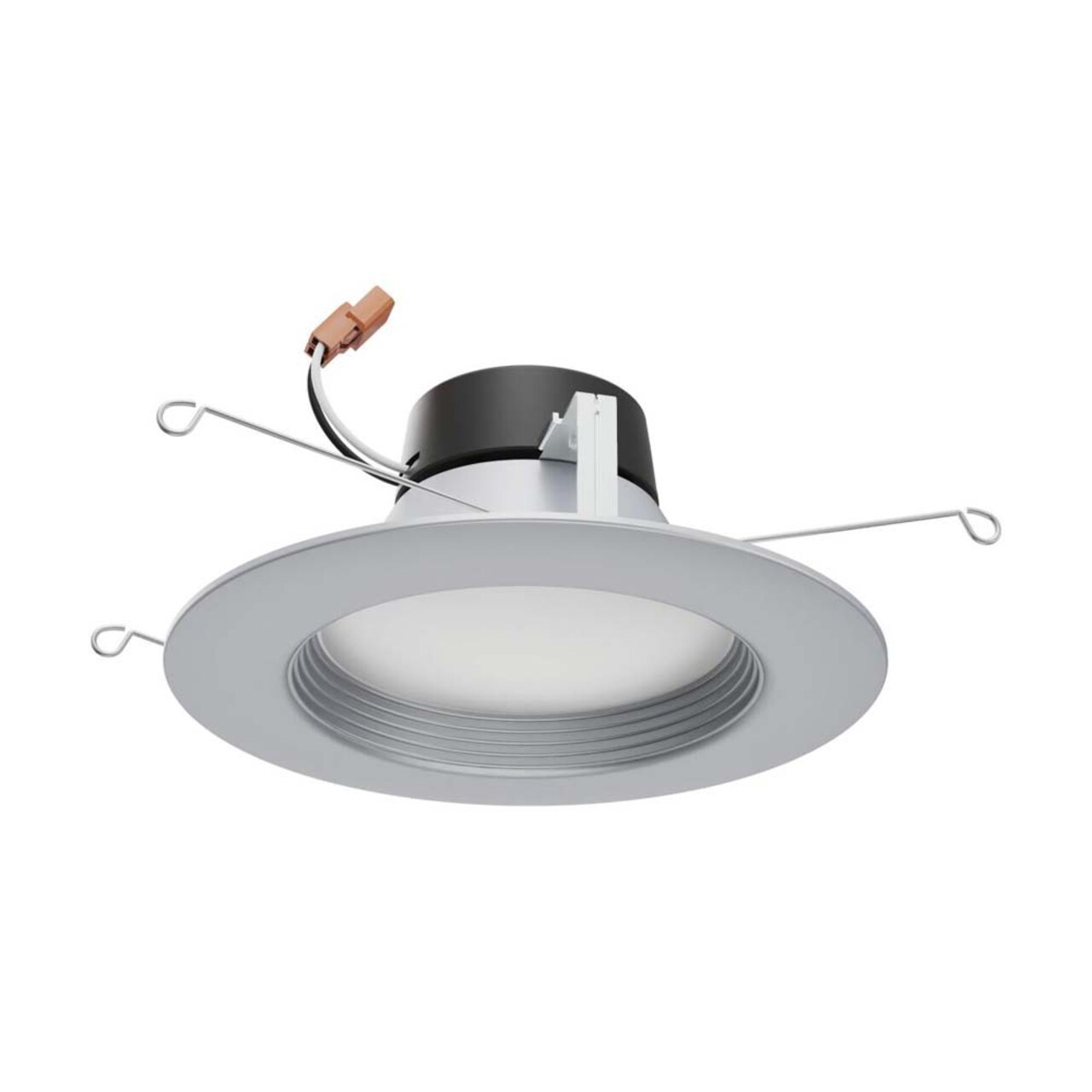 Satco 5-6 in 9w LED Downlight Retrofit Brushed Nickel Tunable 120v Dimmable